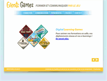 Tablet Screenshot of eventsgames.com